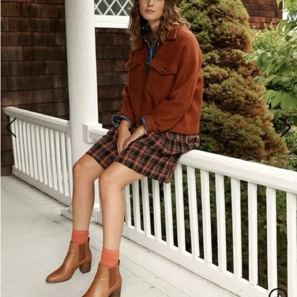 Madewell “The Regan Boot” Leather Chelsea Ankle Pull-On Minimalist Capsule 8.5